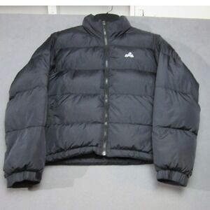 EMS Puffer Jacket Womens Small Black Goose Down Quilted Full Zip Outdoor